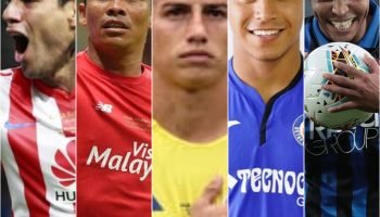 Los 5 jugadores colombianos que anotaron al Barça y R. Madrid 