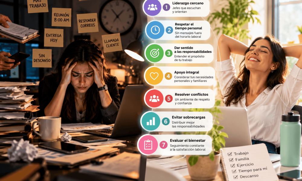 ¿El trabajo está afectando tu salud mental? Especialistas revelan siete claves para mejorar el bienestar laboral