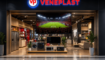Veneplast lanza ofertas en televisores para disfrutar la temporada futbolera
