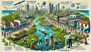 Cartagena se consolida como líder en la restauración de manglares en América Latina