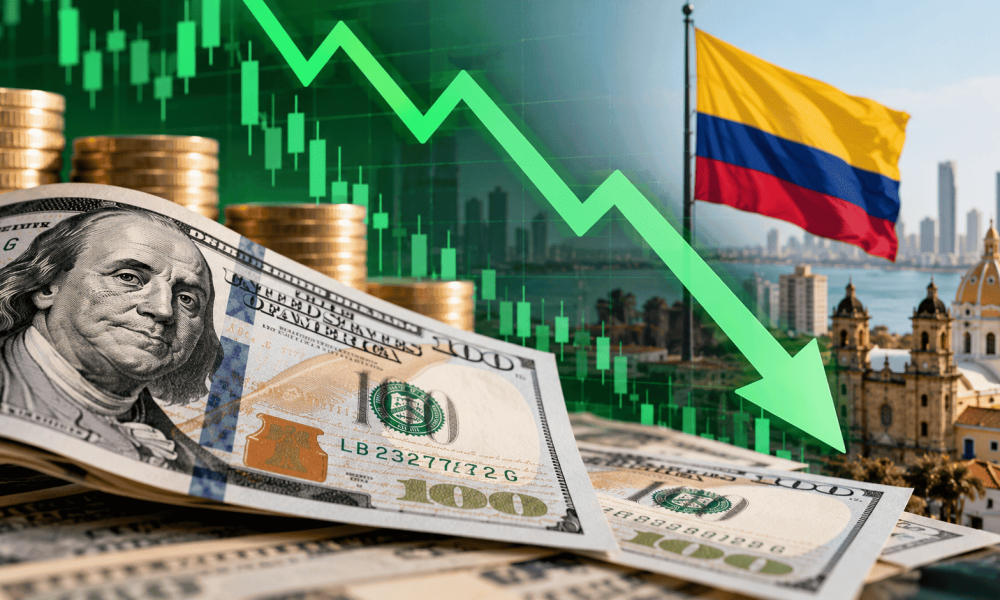 El dólar sigue bajando en Colombia: así quedó su precio hoy, viernes 23 de octubre de 2026