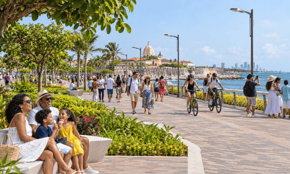 Cartagena estrena 2 kilómetros frente al mar: así es la obra de $140.000 millones que busca transformar el turismo y la vida de sus habitantes