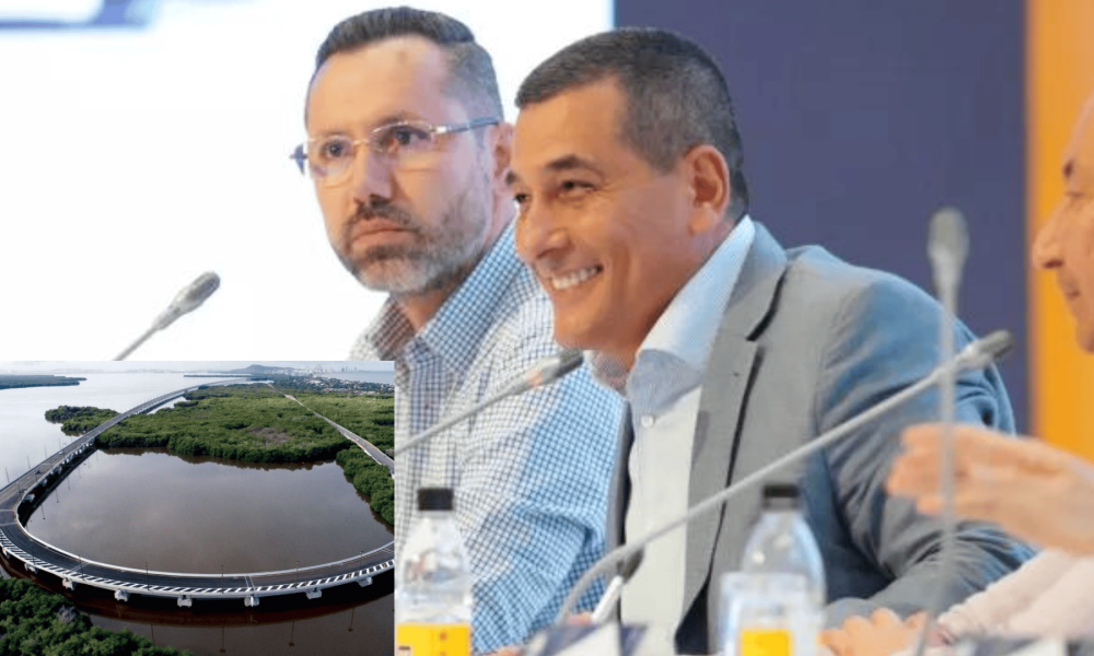 Cartagena quiere acabar con una de sus entradas más congestionadas: Dumek anunció un nuevo viaducto sobre la Ciénaga de la Virgen