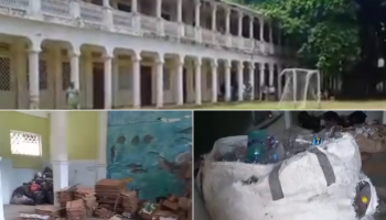 Así se ve el interior de la IE Fernández Baena, colegio priorizado por el Distrito para intervención en su infraestructura