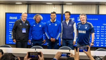 Noche histórica en El Campín: Falcao, presentado oficialmente en Millonarios