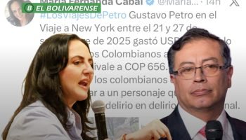 Presidente Petro se habría gastado más de 656 millones de pesos en un viaje de siete días: Cabal lo cuestiona