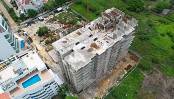 Control Urbano e Inspección de Policía clausuran el proyecto inmobiliario donde cayó un obrero del piso 12