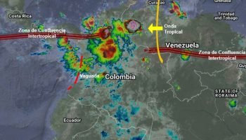 ¡Prepárese! Onda tropical que se viene en el Caribe podría afectar al departamento