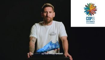 Usaron video de Messi y lo alteraron con IA para dar mensaje en la COP16