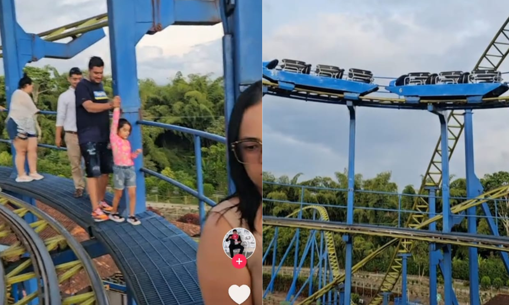 Momentos de pánico en el Parque del Café luego de que unas de las montañas rusas se detuvieran por apagón