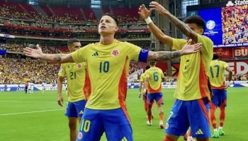 El balón siempre al 10: James le ha anotado goles a todas las selecciones de Sudamérica