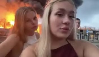 ¡Ojo con lo que se graba en redes!, jóvenes rusas filmaron depósito de petróleo en llamas tras ataque de Ucrania y fueron detenidas