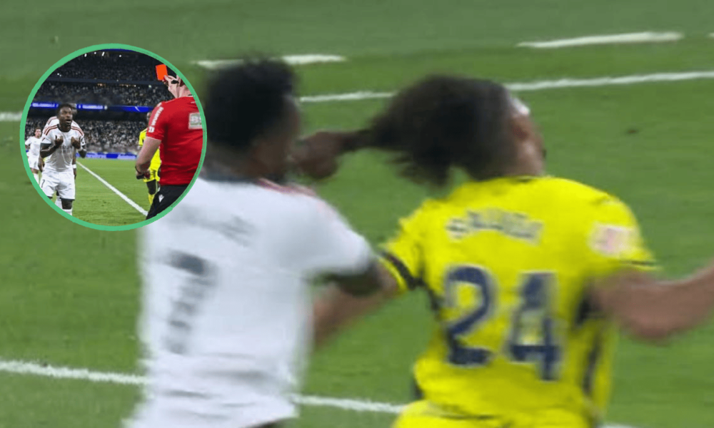 Cucurella cuestiona la expulsión de Vinicius por un tirón de pelo y Bellingham muestra su desánimo: “Esto ya no es fútbol”