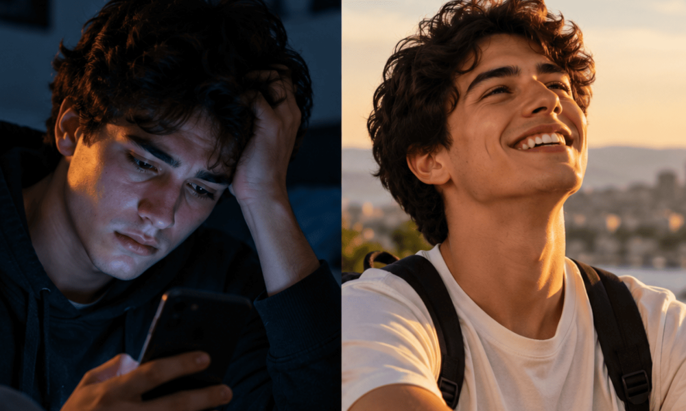 Alerta por la salud mental de los jóvenes: su bienestar cayó 20 puntos y las redes sociales están bajo la lupa