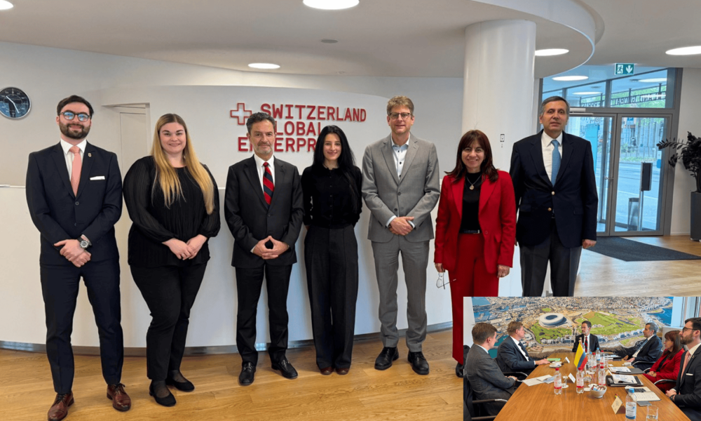 Colombia abre nuevas oportunidades de inversión con Suiza: empresas proyectan millonarios negocios en el país