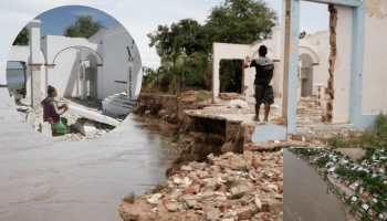 Tacamocho, el pueblo de Bolívar que se está tragando el río Magdalena y que deberá ser reubicado tras años de erosión