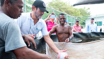 Primera cosecha de tilapia en Caño del Oro marca un hito del proyecto liderado por Surtigas y Fundación Promigas