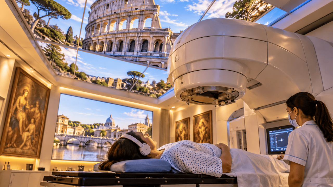 Radioterapia con vistas a Roma (1)