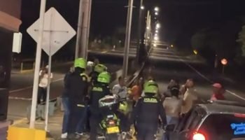 Policía cerró vía al Mar en sentido Cartagena – Barrnaquilla por manifestantes que piden el desmonte de peaje