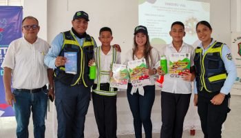 Estudiantes de Sincelejo se forman como líderes en seguridad vial y cultura ciudadana