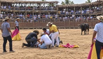 Muere banderillero turbaquero tras recibir una cornada de toro en corralejas de Malagana
