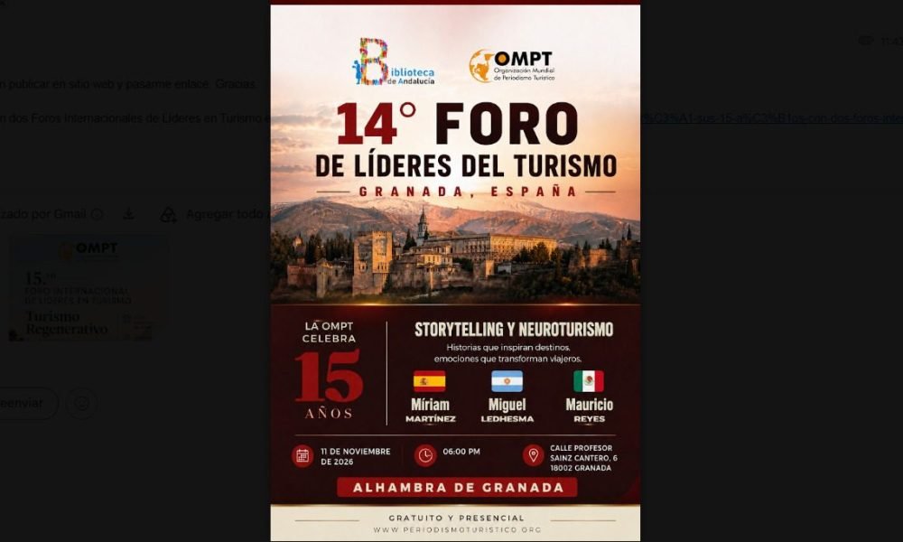 OMPT celebrará sus 15 años con dos Foros Internacionales de Líderes en Turismo en España y Brasil