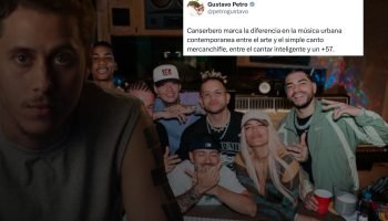 Siguen las críticas de Petro a artistas colombianos con +57 y dice que la del rapero venezolano es arte
