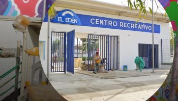 Así se ve el renovado Parque Recreacional El Edén: lo entregan en 10 días