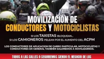 ¡Atención! Conductores y motociclistas se suman al paro de camioneros hoy