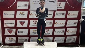 ¡Orgullo cartagenero! Joven patinador arrasa con cinco medallas en torneo nacional