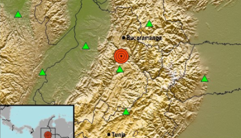 Temblor de magnitud 3.4 sacudió a Santander este lunes 6 de octubre de 2025