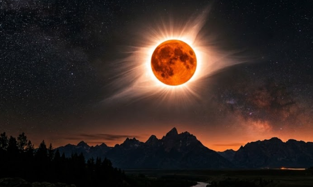 Eclipse lunar total de marzo tiñe la Luna de rojo y sorprende a millones de personas en el mundo