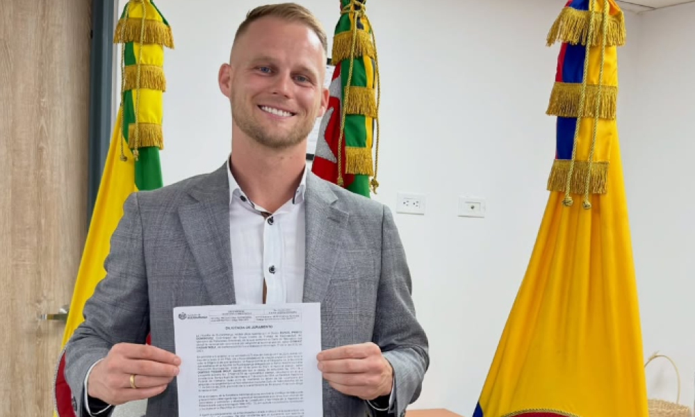 Dominic Wolf obtiene la nacionalidad colombiana tras más de 10 años de proceso