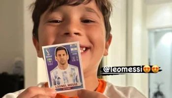 “Me tocó Messi, me tocó Messi”: hijo de Lionel celebra tras salirle la figurita de su papá del mundial 2026
