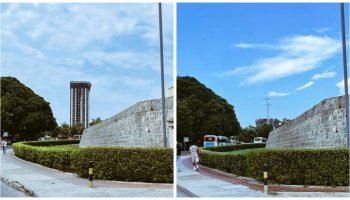 En fotos: así se ve la demolición de Aquarela desde el Castillo de San Felipe 