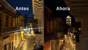 ¡Linda y majestuosa! Torre de la UDEC vuelve a iluminarse tras varios años y cartagenero logra evidenciar el cambio
